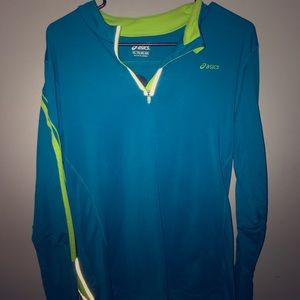 ASICS reflective workout long sleeve, SZ:XL